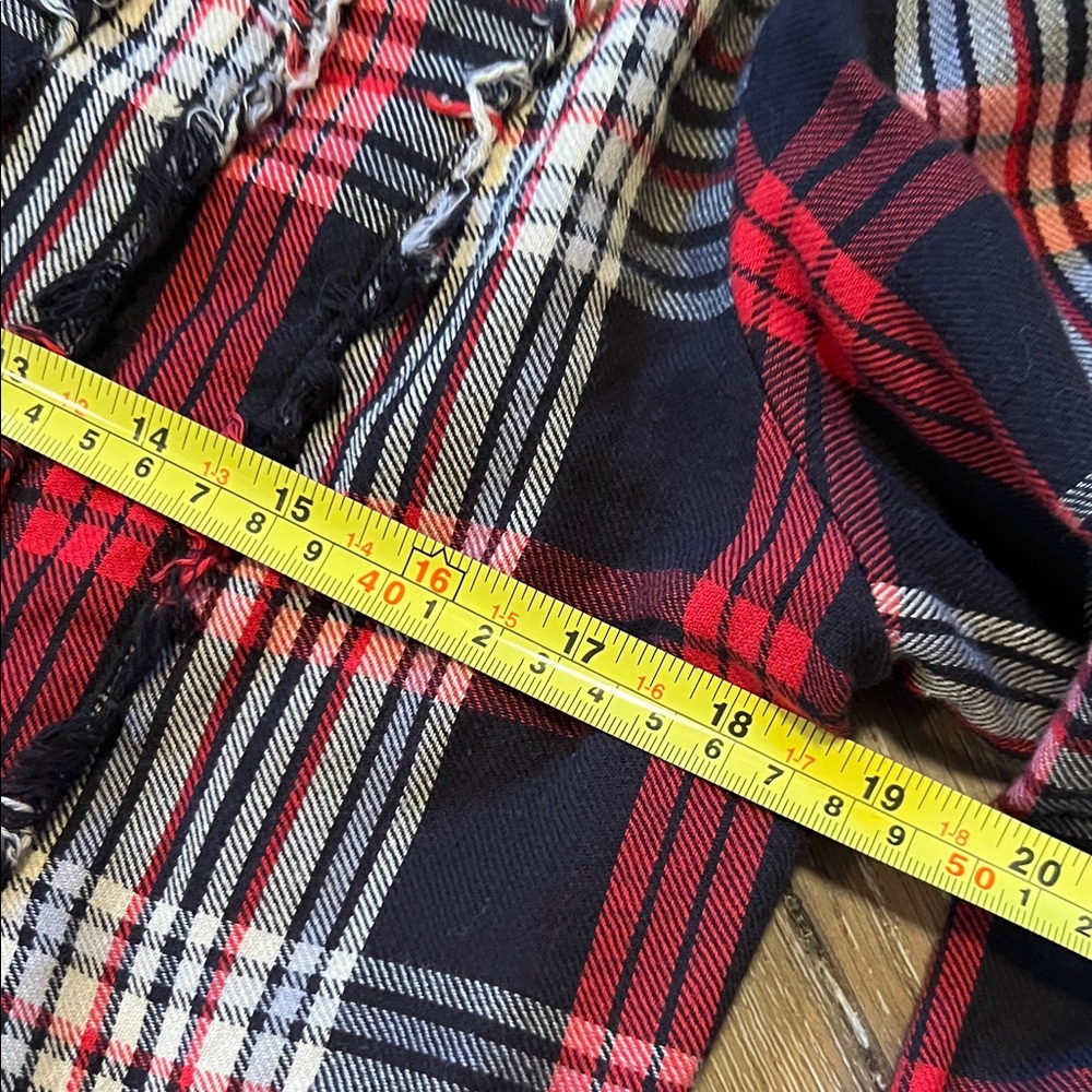 Women’s Double Ranch Large Red and Black Plaid Shirt Dry Clean - Picture 7 of 11